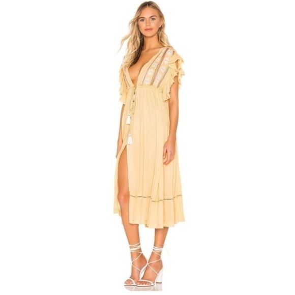 Free People Will Wait For You Midi Dress - Picture 2 of 15